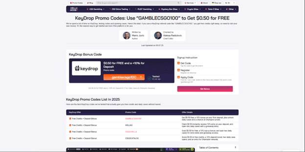 How to Use a Keydrop Promo Code How to Use a Keydrop Promo Code