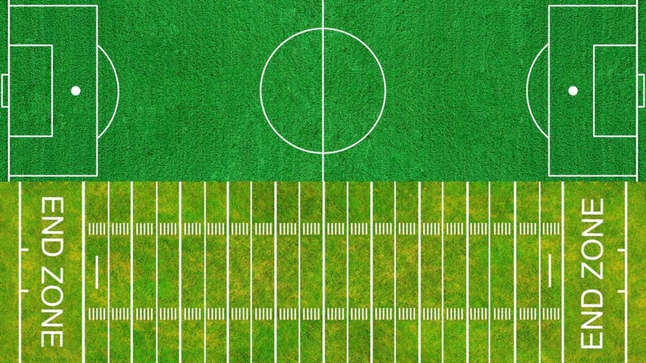 Soccer Field vs Football Field Soccer Field vs Football Field