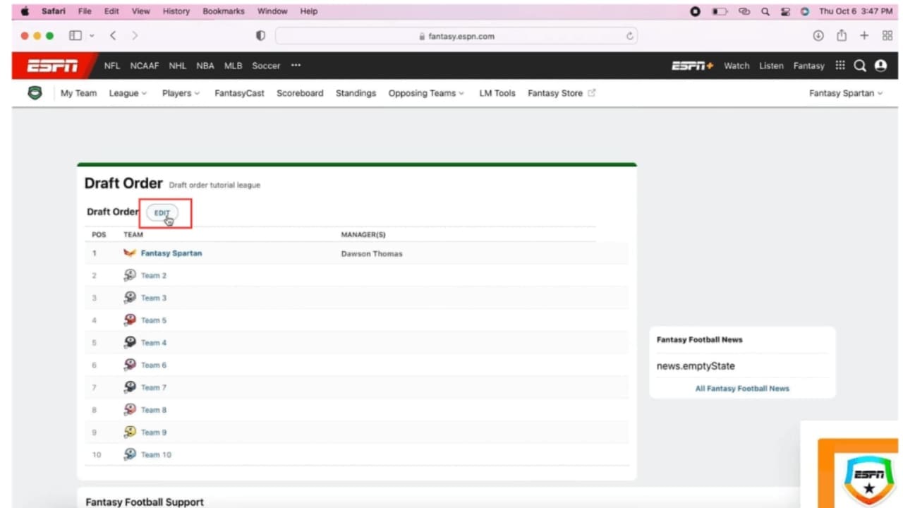 How to Randomize Your ESPN Fantasy Football Schedule How to Randomize Your ESPN Fantasy Football Schedule