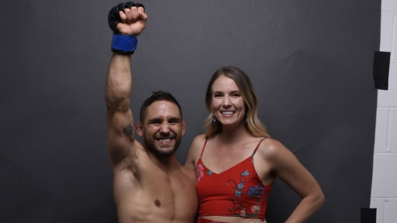 Chad Mendes is married to Abby Raines