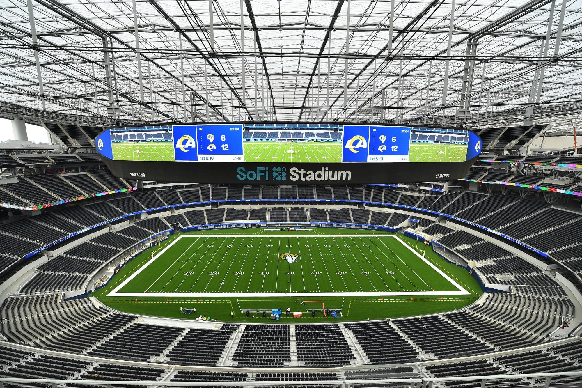 SoFi Stadium seating view SoFi Stadium seating view